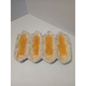 Vintage ND Exclusive‎ Ceramic Corn Platter 15" Majolica Style Serving Dish Large